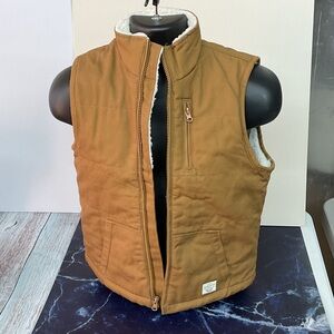 NWOTs faux wool lined boys vest. Size M 10/12